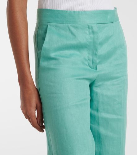Deserto herringbone linen wide-leg pants - Max Mara - Modalova