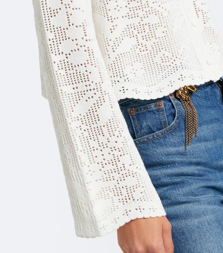 Chloé Cardigan in maglia di cotone - Chloe - Modalova