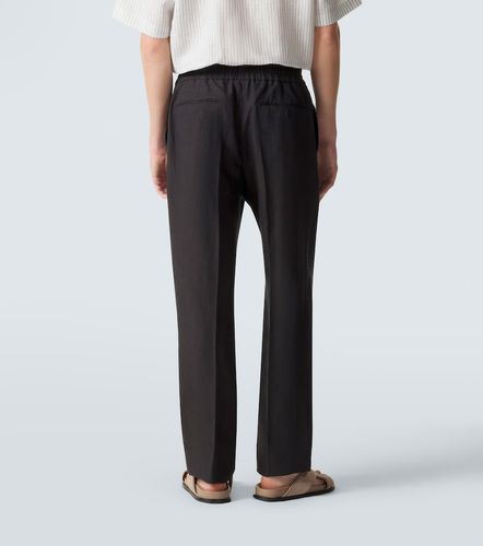 Brioni Pantaloni regular in lino - Brioni - Modalova