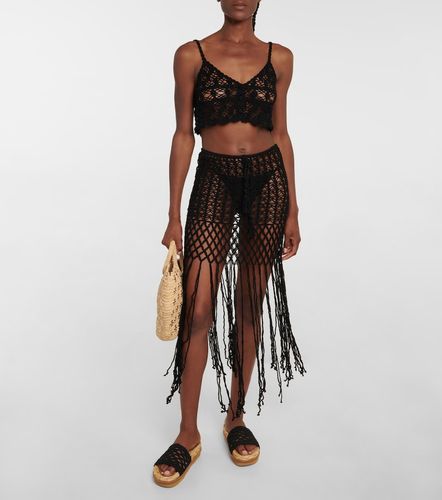 Crop top de croché Bianca - Anna Kosturova - Modalova