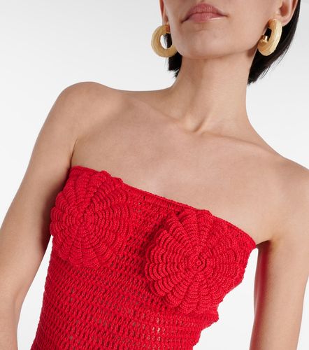 Vestido bustier croché Camellia de algodón - Anna Kosturova - Modalova