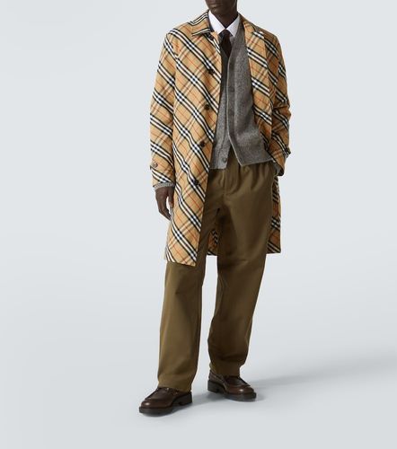 Pantalones rectos de algodón - Burberry - Modalova