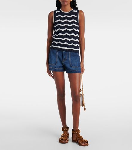 Chaleco cropped Jerrel en mezcla de algodón - Veronica Beard - Modalova