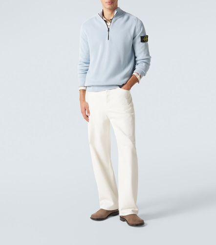 Pullover Compass in cotone con mezza zip - Stone Island - Modalova