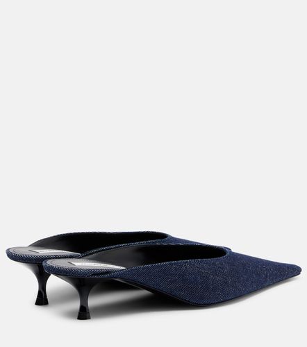 Mules Sloan de denim - Victoria Beckham - Modalova