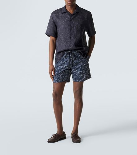 Brioni Camisa de lino estampada - Brioni - Modalova