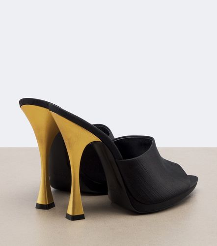 Saint Laurent Leon satin mules - Saint Laurent - Modalova