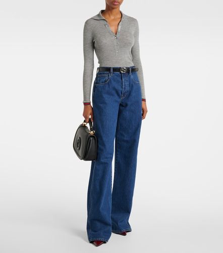 Gucci Polo in cashmere e seta - Gucci - Modalova