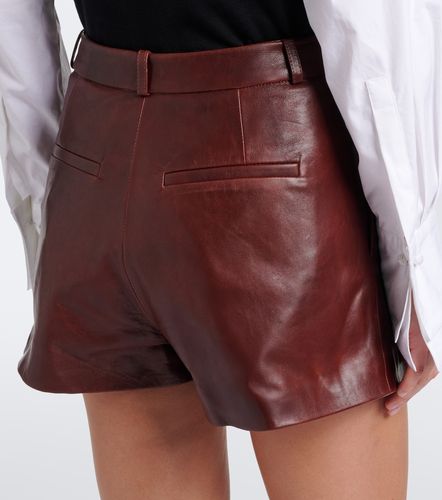 Arma High-rise leather shorts - Arma - Modalova