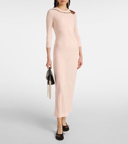 Vestido de cóctel de malla bordado - Simone Rocha - Modalova