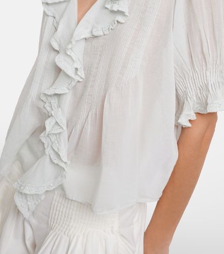 Dôen Camicia in cotone con pizzo e volant - Doen - Modalova