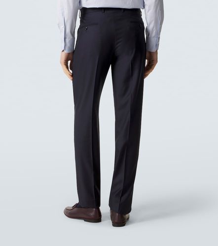 Pantaloni regular in cotone con pince - Rubinacci - Modalova