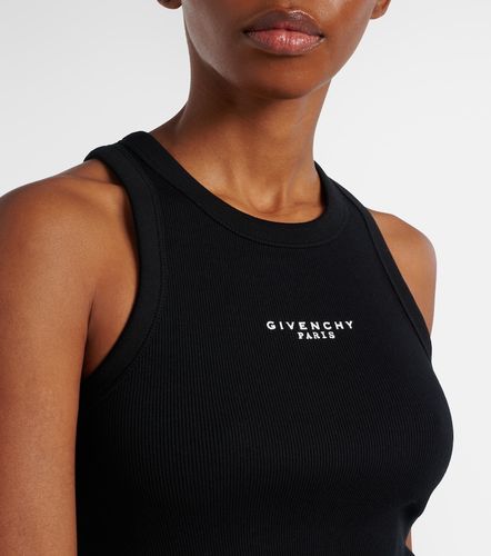 Top cropped in cotone con logo - Givenchy - Modalova