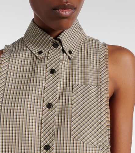 Versace Checked cotton shirt - Versace - Modalova