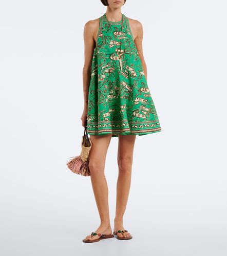 Alémais Vestido Fish Sticks de lino estampado - Alemais - Modalova