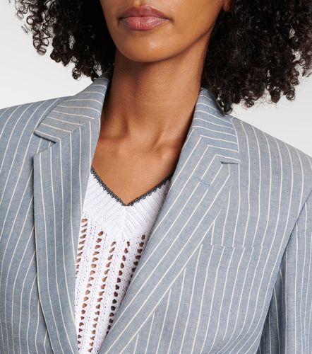 Blazer de lino, algodón y cáñamo - Brunello Cucinelli - Modalova