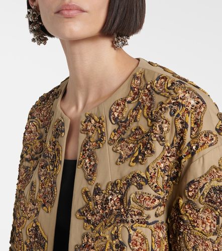 Sequined cotton jacket - Dries Van Noten - Modalova