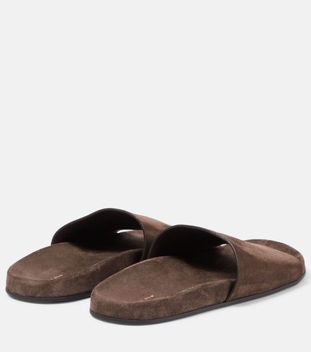 The Row Hugh suede slides - The Row - Modalova