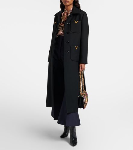 Wool and mohair flared pants - Valentino - Modalova
