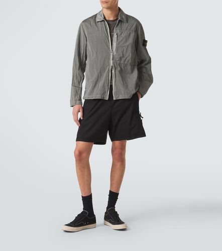 Compass cotton-blend shorts - Stone Island - Modalova
