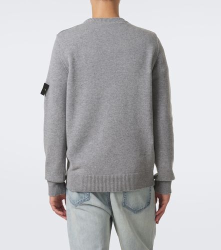 Pullover Compass in misto lana con patch - Stone Island - Modalova