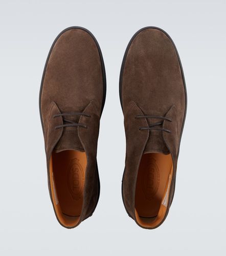 Tod's Suede combat boots - Tod's - Modalova