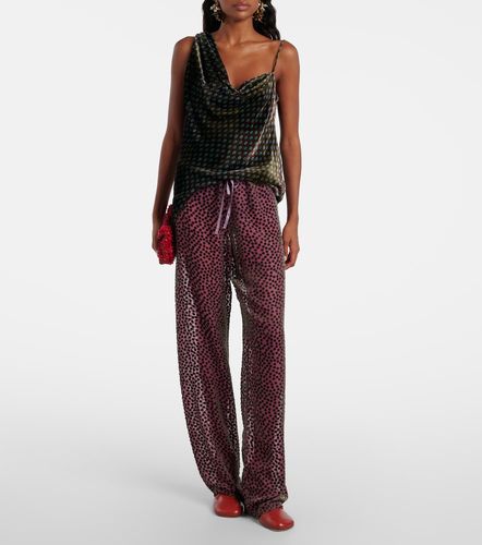 Polka-dot straight pants - Dries Van Noten - Modalova