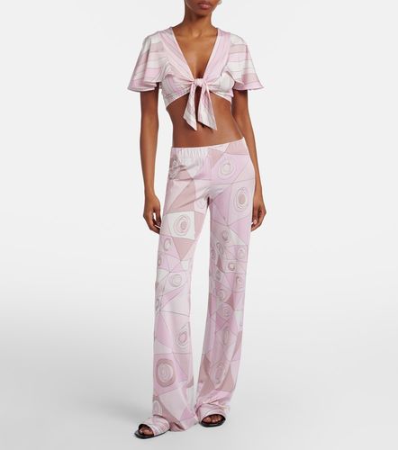 Pucci Occhi jersey straight pants - Pucci - Modalova