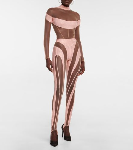 Leggings de paneles con fuseau - Mugler - Modalova