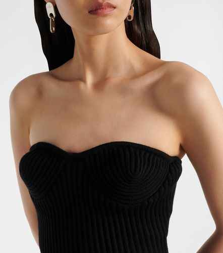 Ribbed-knit wool-blend corset - Jean Paul Gaultier - Modalova