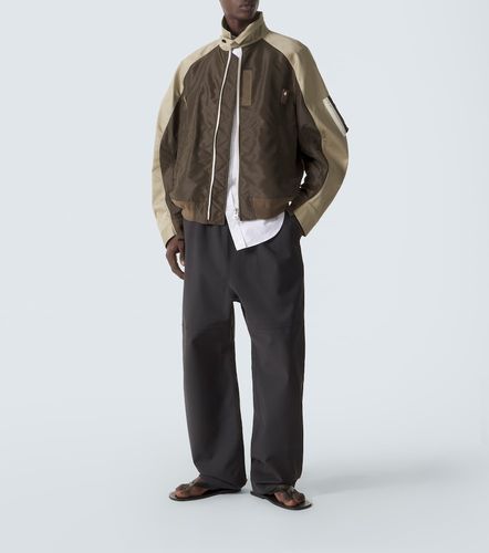 Sacai Chaqueta de sarga y algodón - Sacai - Modalova