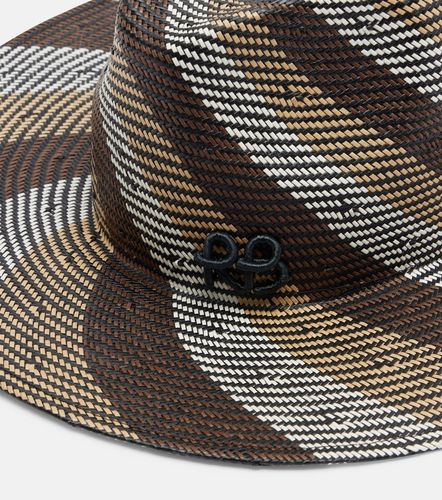 Striped straw fedora - Ruslan Baginskiy - Modalova