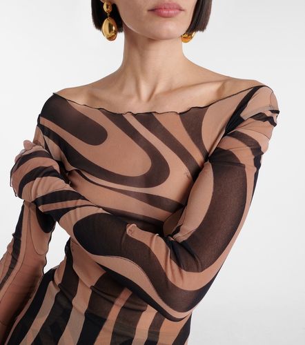 Top Marmo de tul semitransparente - Pucci - Modalova