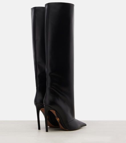 Leather knee-high boots - Dolce&Gabbana - Modalova