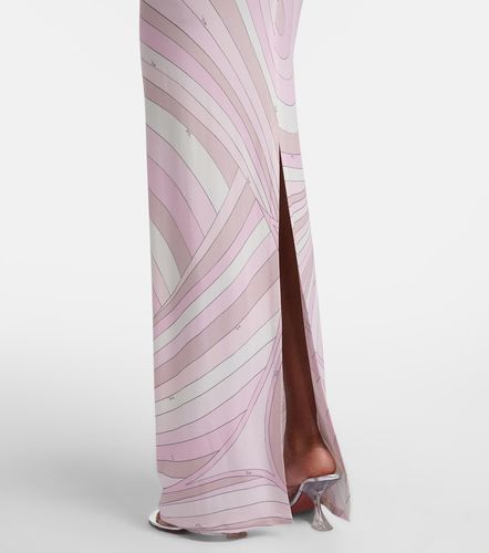 Vestido largo Iride de jersey satén - Pucci - Modalova