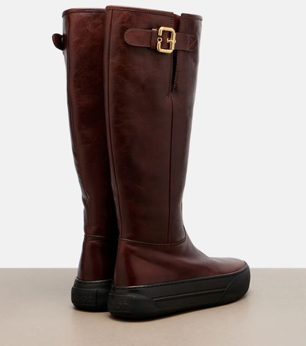 Chloe Delia leather knee-high boots - Chloe - Modalova