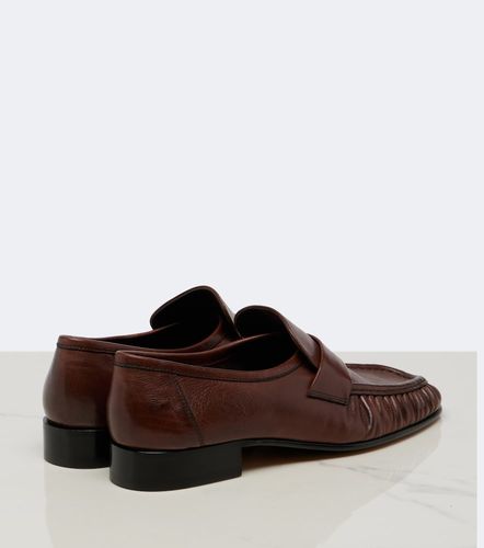 The Row Soft ruched leather loafers - The Row - Modalova