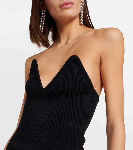 Abito midi bustier in maglia - Coperni - Modalova