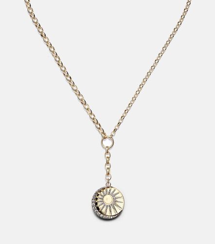 Collar Balance de oro de 18 ct con diamantes - FoundRae - Modalova