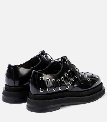 Stringate Heart Toe in pelle con plateau - Simone Rocha - Modalova
