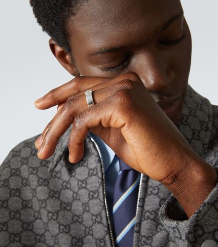 Interlocking G sterling ring - Gucci - Modalova