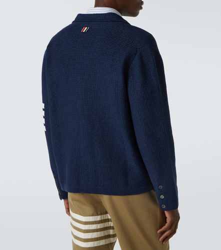 Cárdigan 4-Bar de mezcla de lino y algodón - Thom Browne - Modalova
