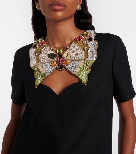 Embellished wool and silk minidress - Valentino - Modalova