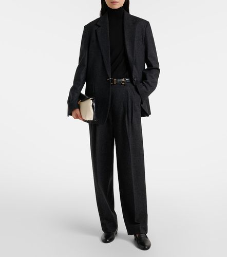 Toteme Wool-blend flannel blazer - Toteme - Modalova