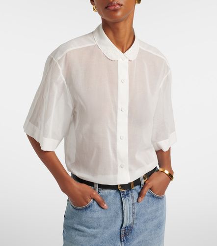 Rohe Embroidered cotton muslin top - Rohe - Modalova
