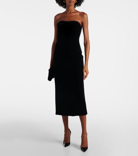 Vestido bustier de terciopelo - Sportmax - Modalova