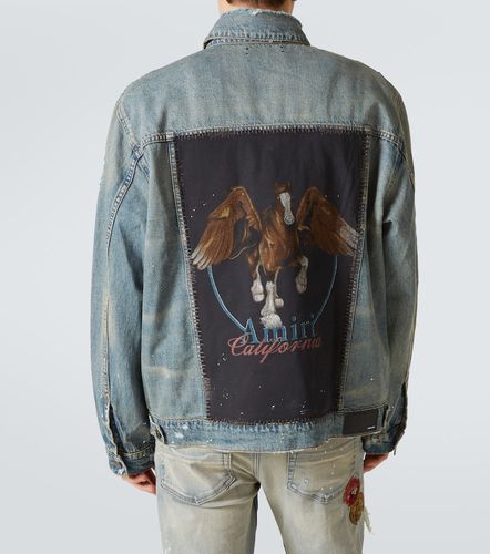 Vintage Pegasus distressed denim jacket - Amiri - Modalova
