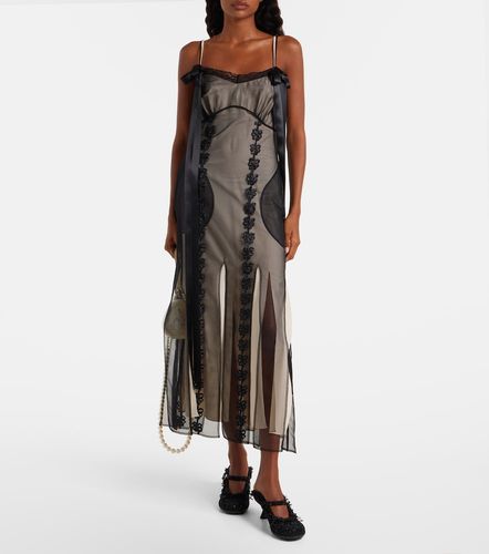 Abito midi trasparente con pizzo - Simone Rocha - Modalova