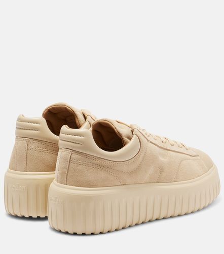 H-Stripes suede platform sneakers - Hogan - Modalova