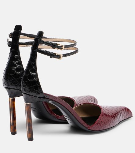 Snake-effect leather pumps - Tom Ford - Modalova